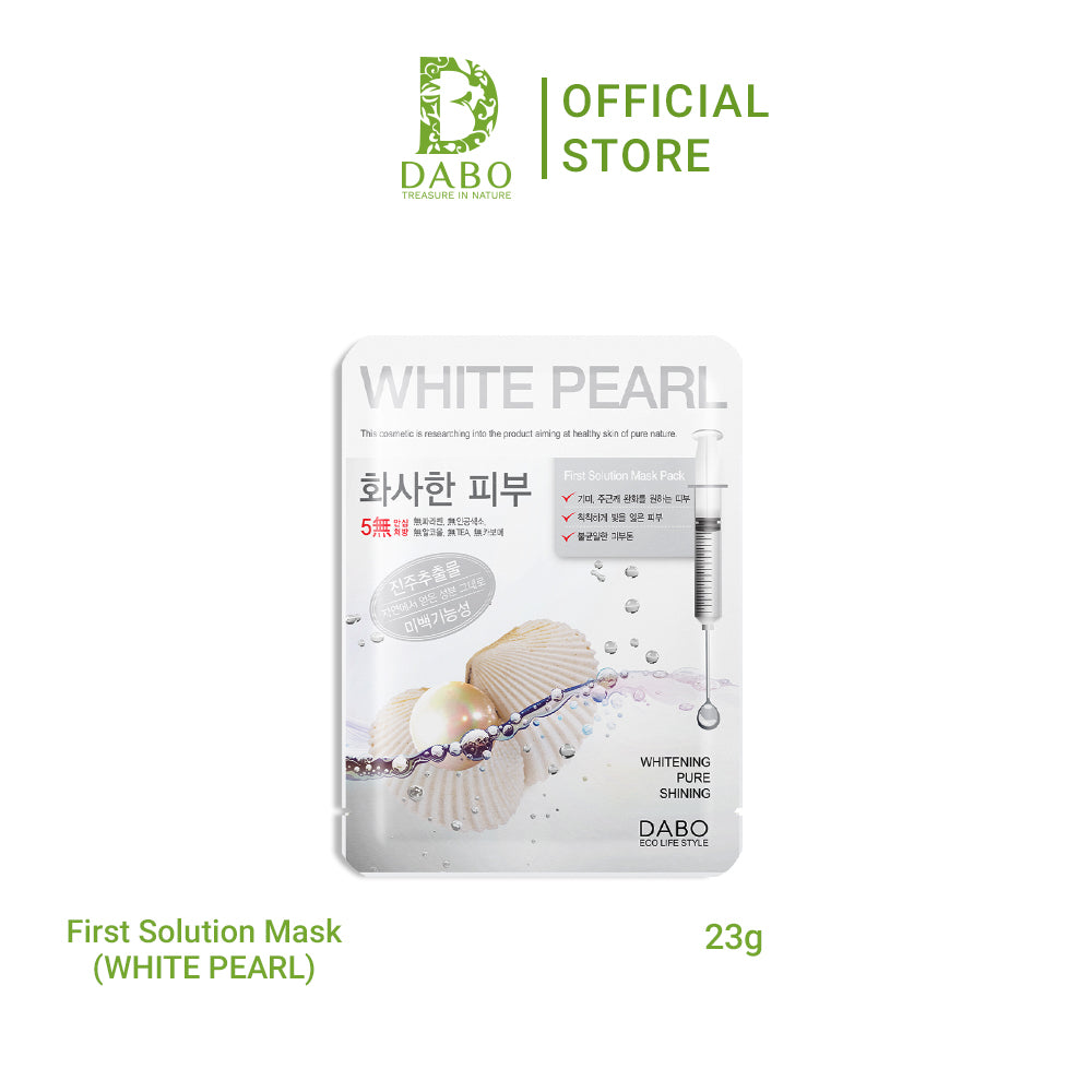 First Solution Mask White Pearl